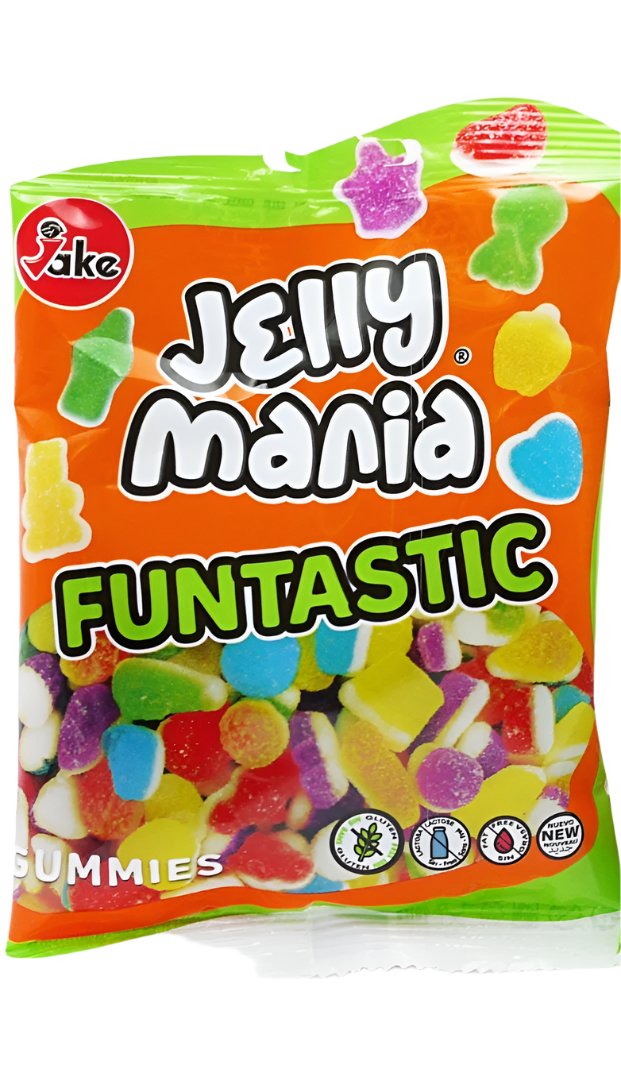 Jelly Mania Funtastic Gummies 100g Jelly Mania Funtastic Gummies 100g